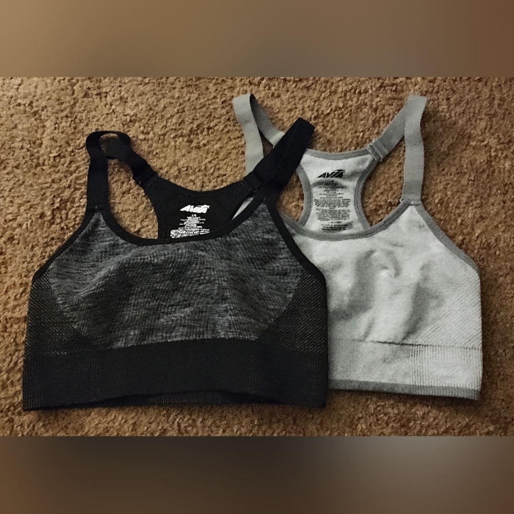 Avia sports bras, set of 2, girls L